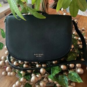 Kate Spade  black Half Circle Crossbody